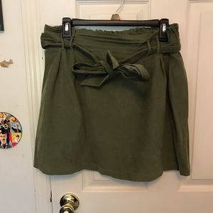Green Mini Skirt